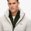 Hooded boxy Puffer jas