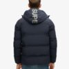 Hooded boxy Puffer jas