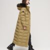 Hooded parka met capuchon van imitatiebont Hooded parka met capuchon van imitatiebont