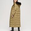Hooded parka met capuchon van imitatiebont Hooded parka met capuchon van imitatiebont