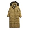 Hooded parka met capuchon van imitatiebont Hooded parka met capuchon van imitatiebont