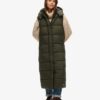 Hooded Ripstop Longline Gilet Hooded Ripstop Longline Gilet