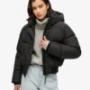 Hooded sportieve Puffer-bomberjas Hooded sportieve Puffer-bomberjas