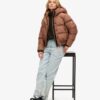 Hooded sportieve Puffer-bomberjas