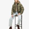 Hooded sportieve Puffer-bomberjas