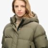 Hooded sportieve Puffer-bomberjas