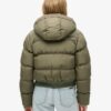 Hooded sportieve Puffer-bomberjas
