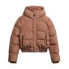 Hooded sportieve Puffer-bomberjas
