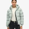 Hooded sportieve Puffer-jas