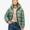 Hooded sportieve Puffer-jas