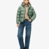 Hooded sportieve Puffer-jas