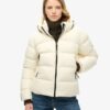 Hooded sportieve Puffer-jas