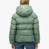 Hooded sportieve Puffer-jas