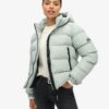 Hooded sportieve Puffer-jas