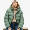 Hooded sportieve Puffer-jas