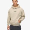 Hoodie met losse pasvorm en micro-logoprint