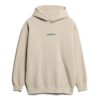 Hoodie met losse pasvorm en micro-logoprint