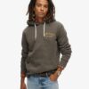 Hoodie met losse pasvorm en tattoo-afbeelding op de rug