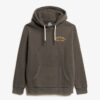 Hoodie met losse pasvorm en tattoo-afbeelding op de rug