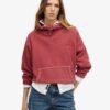 Hoodie met overgeverfd logo