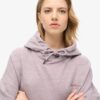 Hoodie met overgeverfd logo
