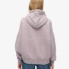 Hoodie met overgeverfd logo