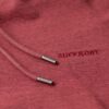 Hoodie met overgeverfd logo