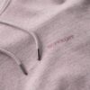 Hoodie met overgeverfd logo