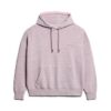 Hoodie met overgeverfd logo