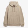 Hoodie met reliëfprint