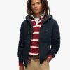 Hoodie met rits en borgvoering