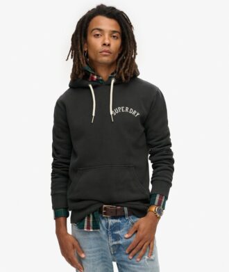 Hoodie met tattoo-print