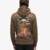 Hoodie met tattoo-print
