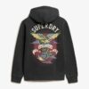 Hoodie met tattoo-print