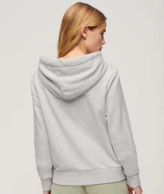 Hoodie met ton-sur-ton Vintage logo