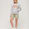 Hoodie met ton-sur-ton Vintage logo