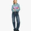 Hoodie met versierde Vintage logo-afbeelding