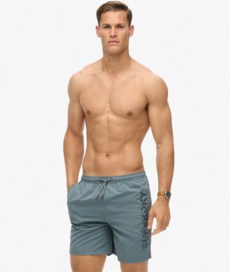 Hoogwaardige geborduurde 17-inch (43 cm) zwemshort