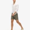 Hoogwaardige geborduurde 17-inch (43 cm) zwemshort