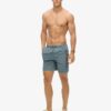 Hoogwaardige geborduurde 17-inch (43 cm) zwemshort