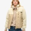 Hybride jassen van sherpa-fleece Hybride jassen van sherpa-fleece