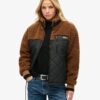 Hybride jassen van sherpa-fleece