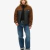 Hybride jassen van sherpa-fleece