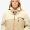 Hybride jassen van sherpa-fleece Hybride jassen van sherpa-fleece
