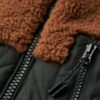 Hybride jassen van sherpa-fleece