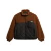 Hybride jassen van sherpa-fleece