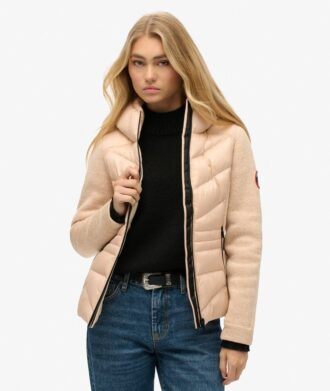 Hybride stormjas met capuchon