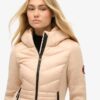 Hybride stormjas met capuchon