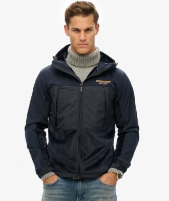 Hybride trekkerjas met hood