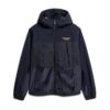 Hybride trekkerjas met hood